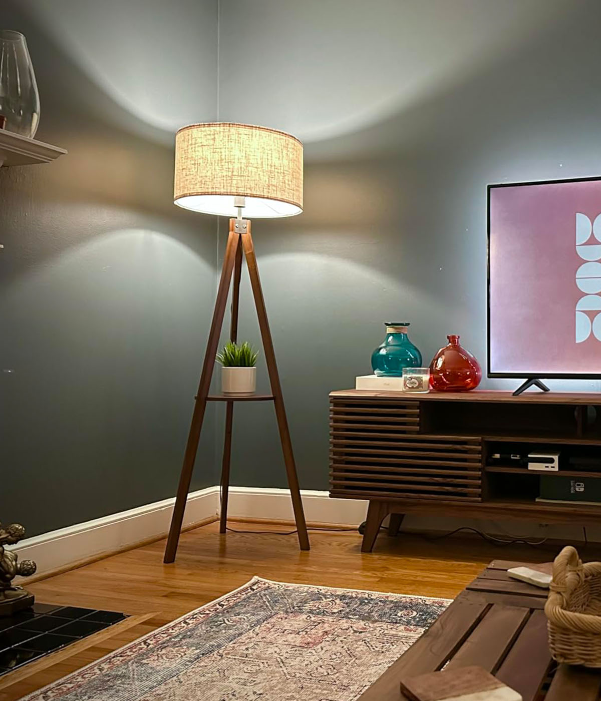 Lepower-tec customer reviews for floor lamp with shelves