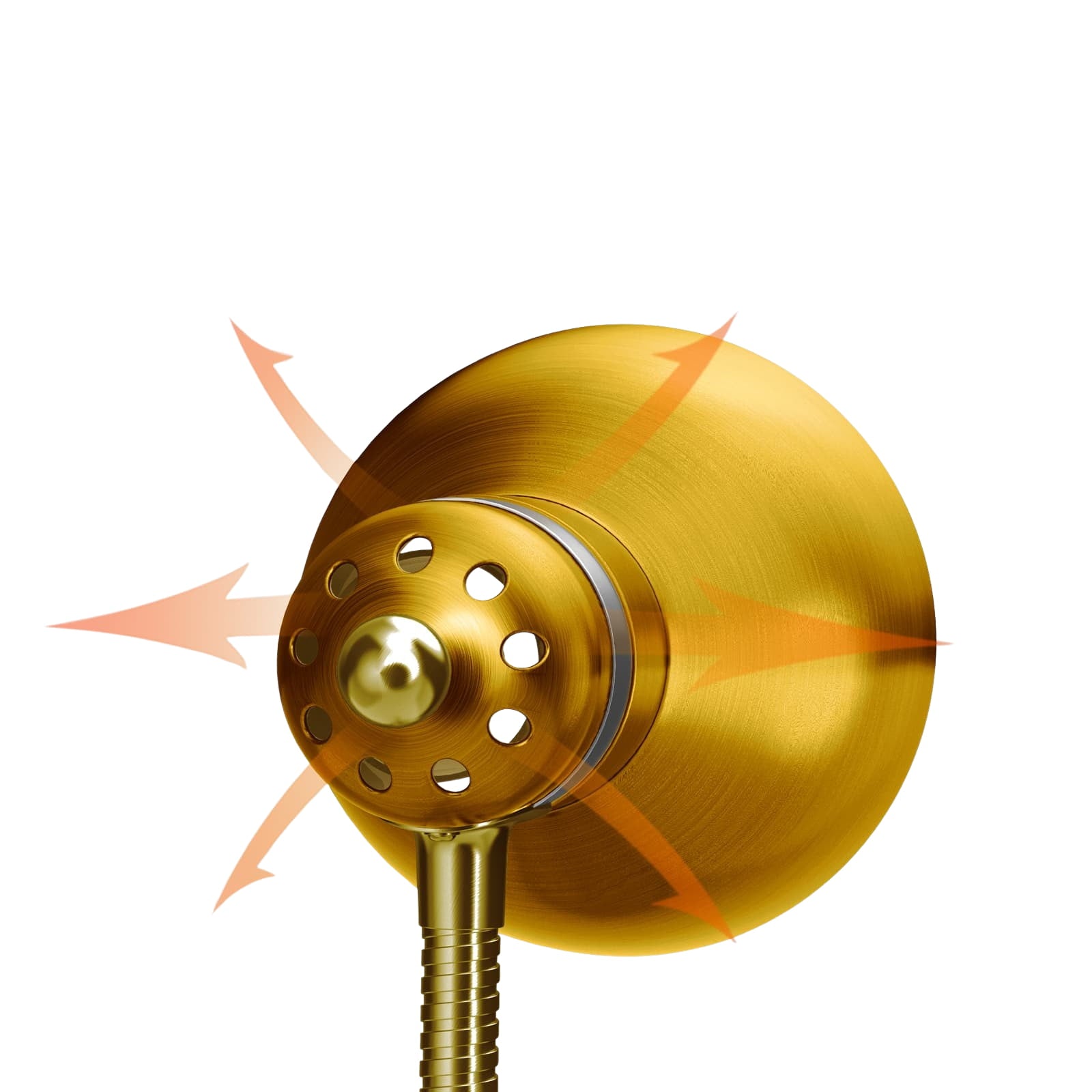 Lepower-tec gold metal desk lamp