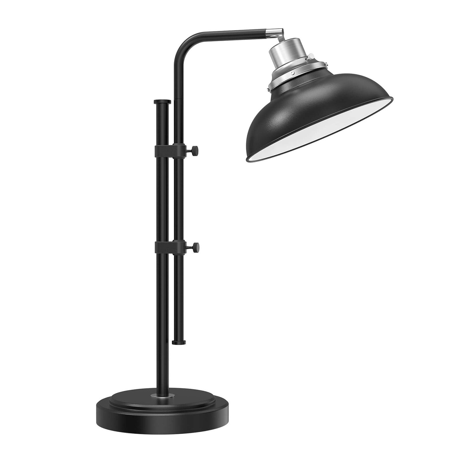 Industrial Table Lamp Vintage Adjustable Height &  Head