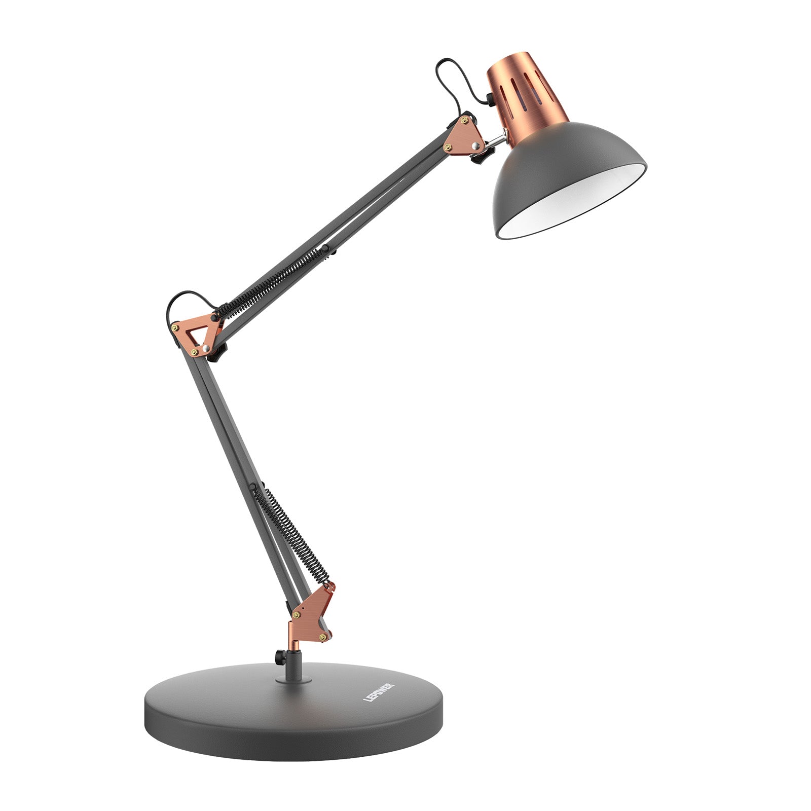 metal desk lamp