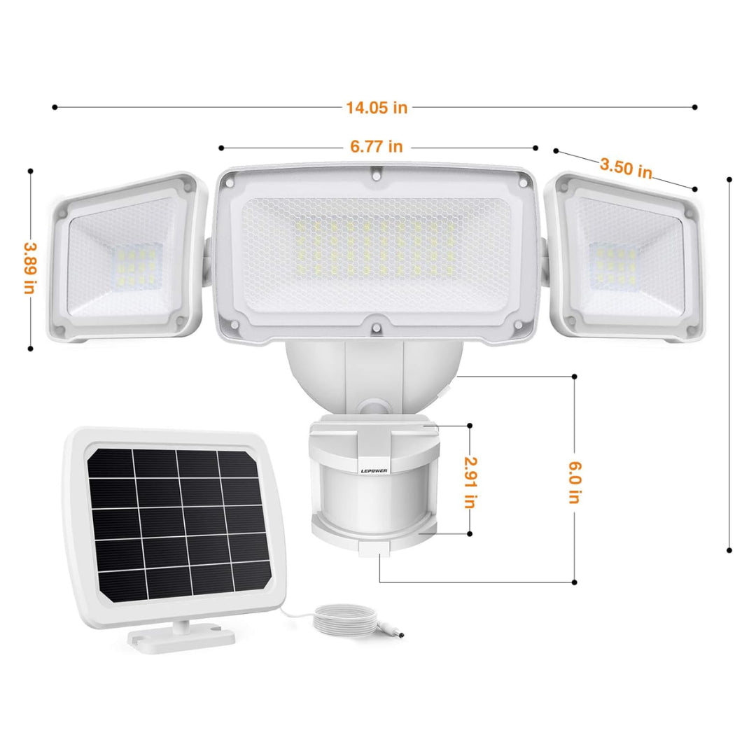 solar powered outdoor motion lights