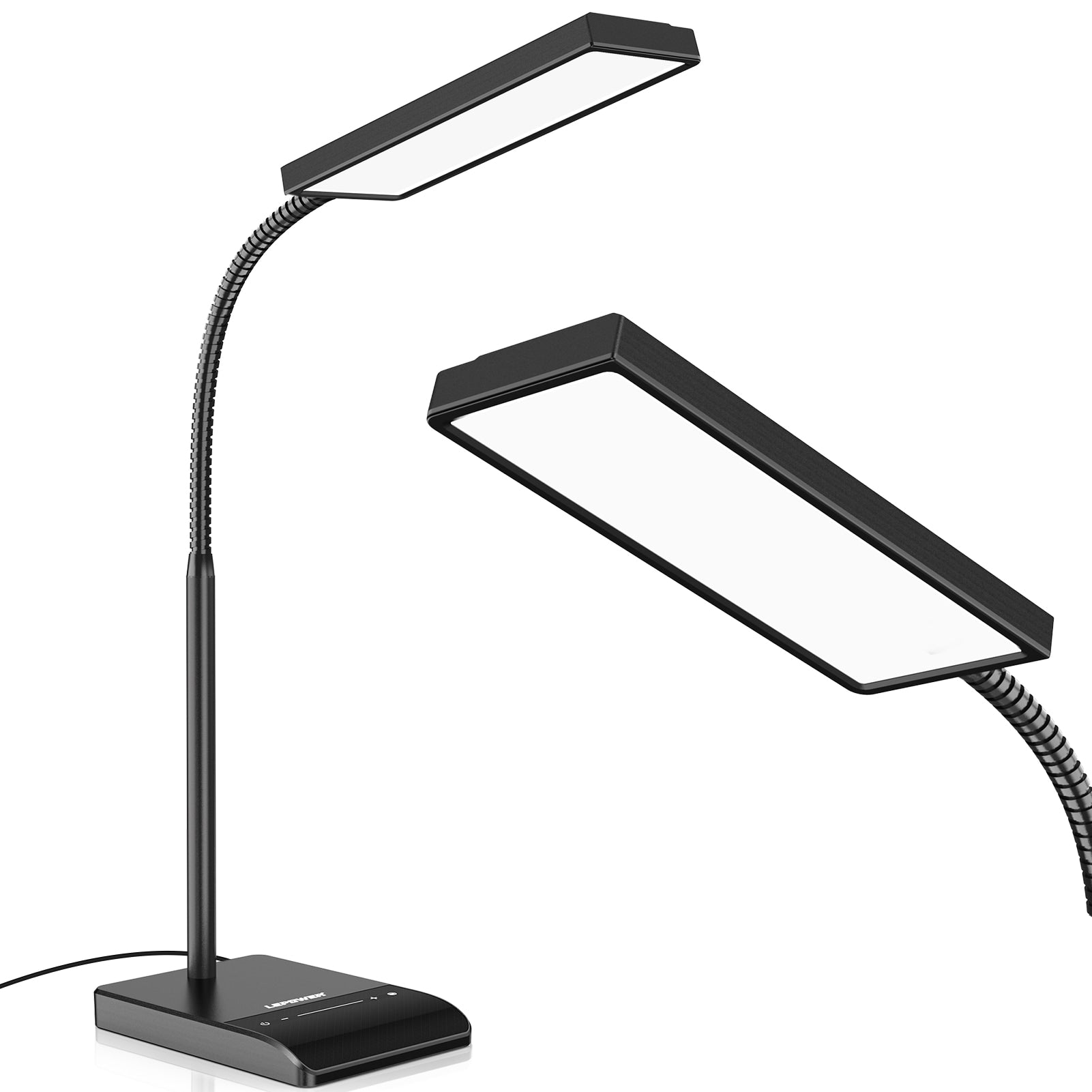 Lepower-tec Gooseneck Eye-caring LED Desk Light with Touch Control