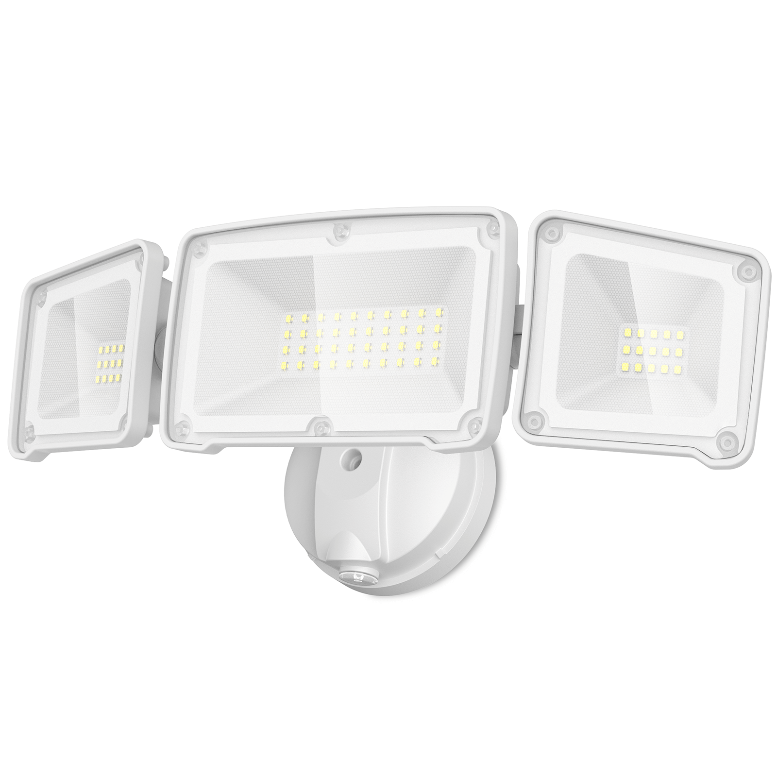 LEPOWER 3000LM LED Flood Light Outdoor, Switch Controlled LED Security Light, 28W Exterior Lights with Adjustable Heads, 5500K, IP65 Waterproof for - 4