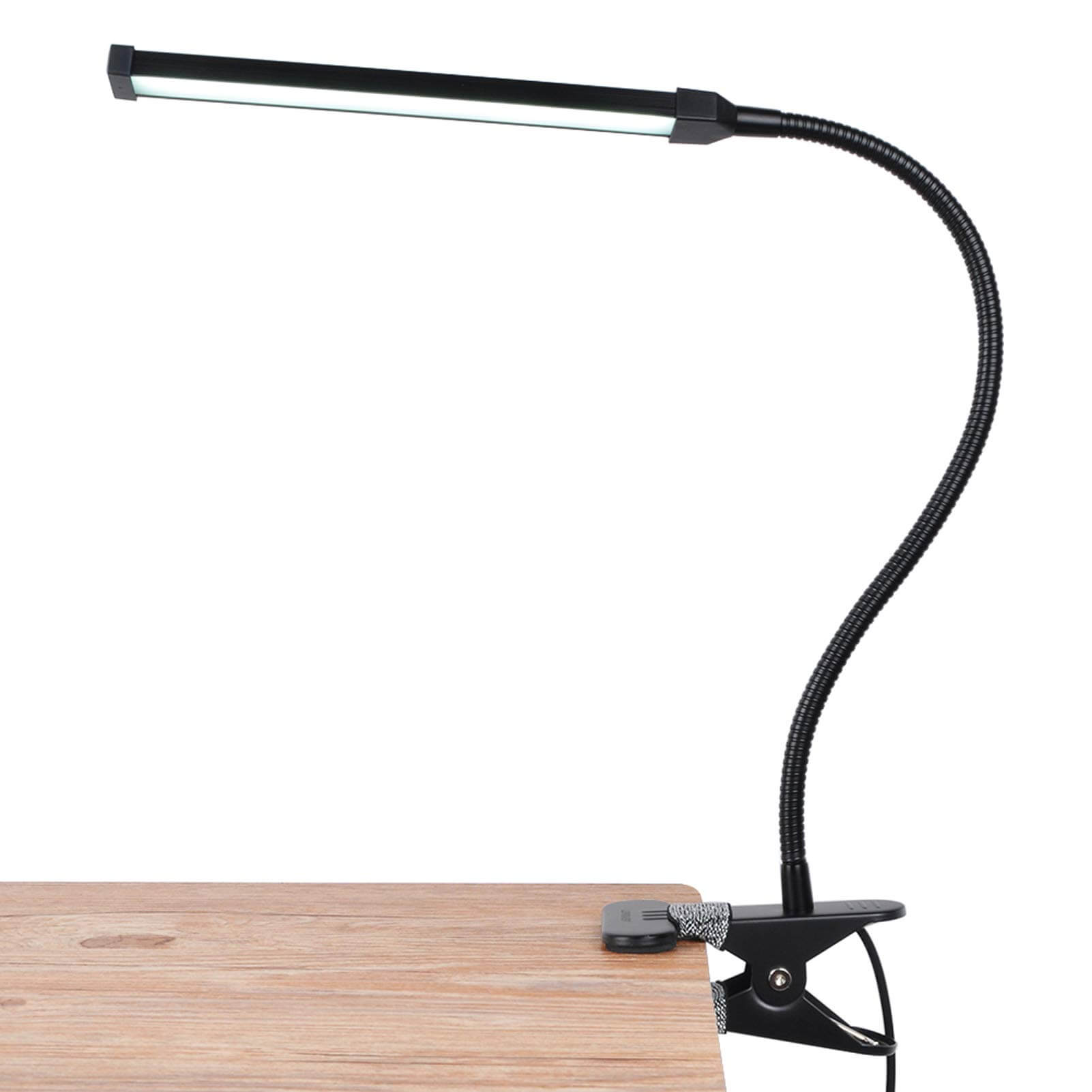 Long Bar Clip-on LED Light 5W with Gooseneck USB/Adapter