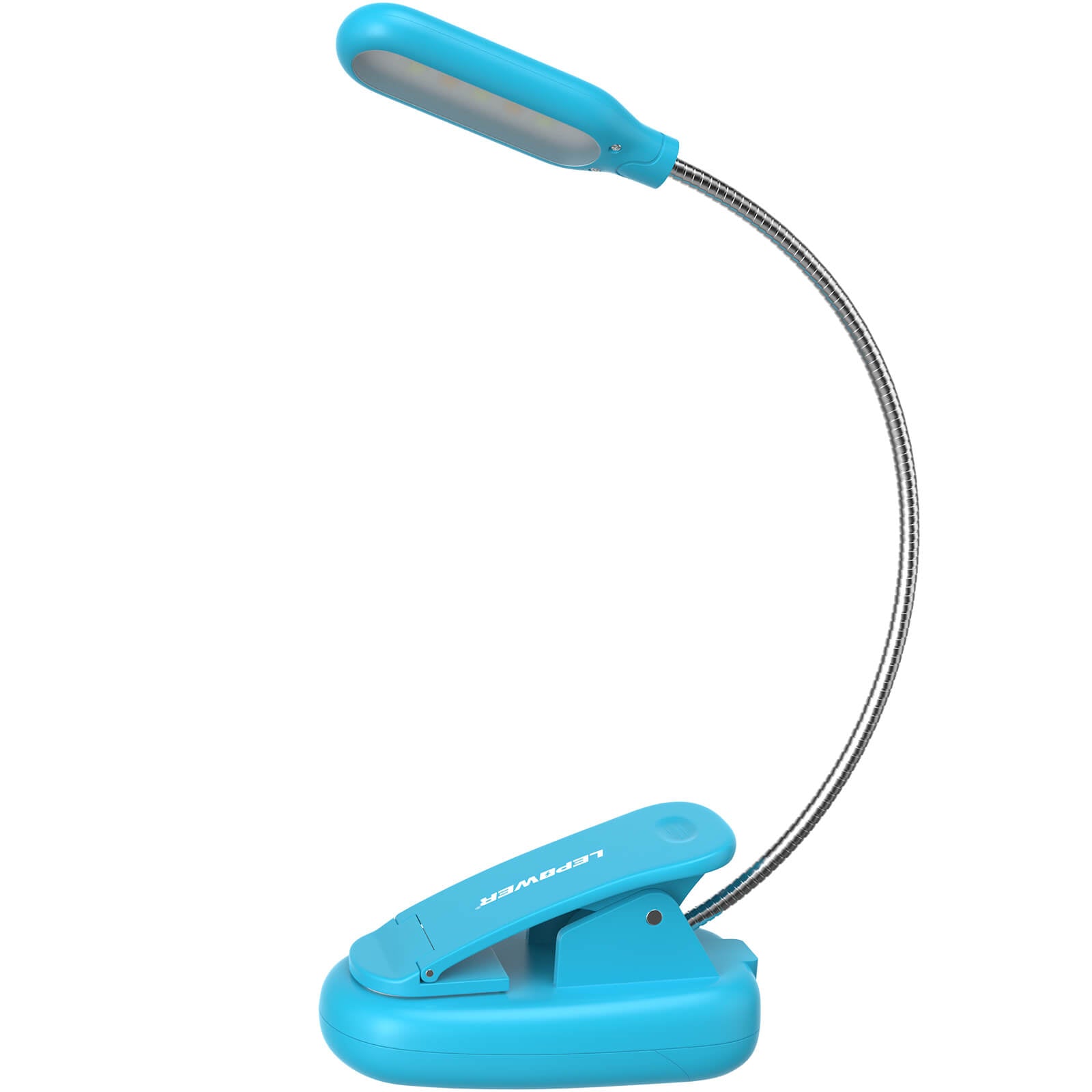 LED Clip On Book Reading Light Dimmable with Battery & USB Operated