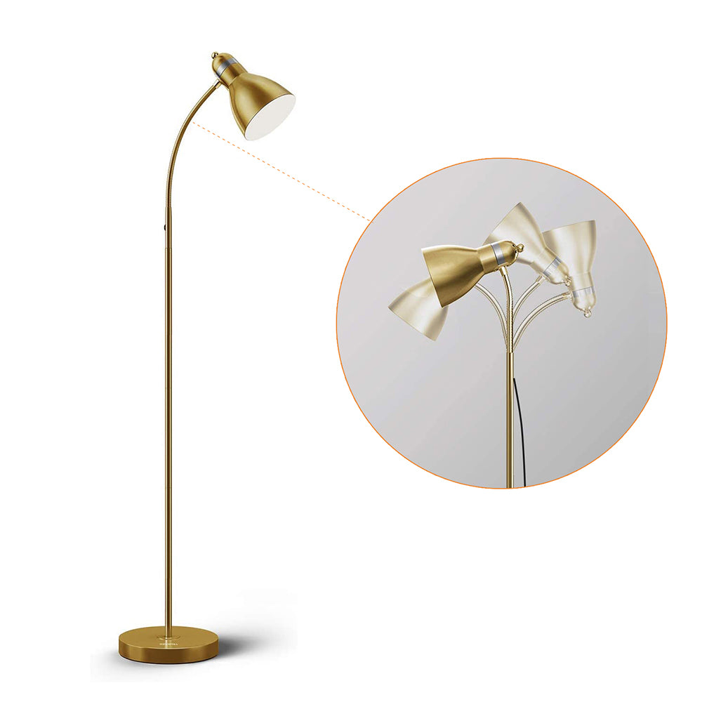 Gooseneck Tall Floor Lamp Directional Lighting for Planting Working Gaming