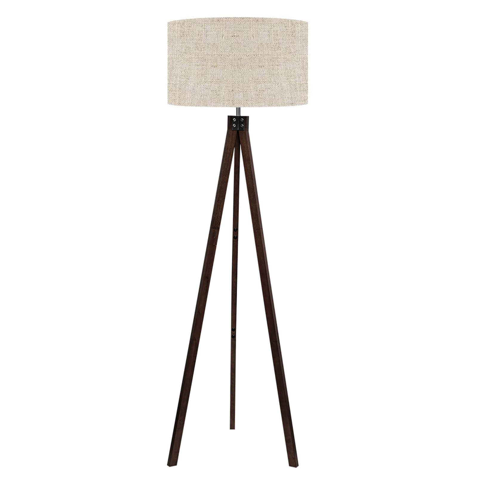 Wooden Tripod Floor Lamp with 3 Leg