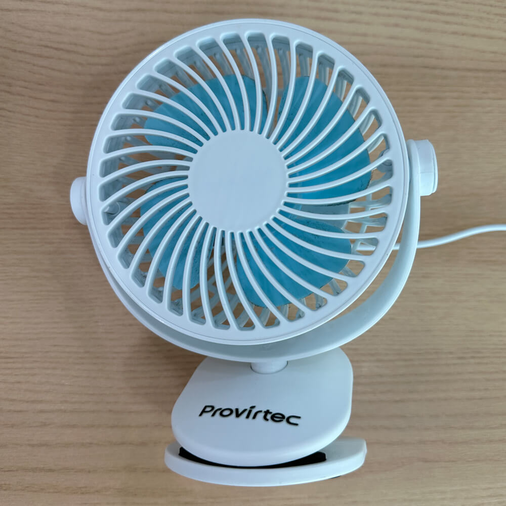 Provirtec Portable USB Fan with Clamp