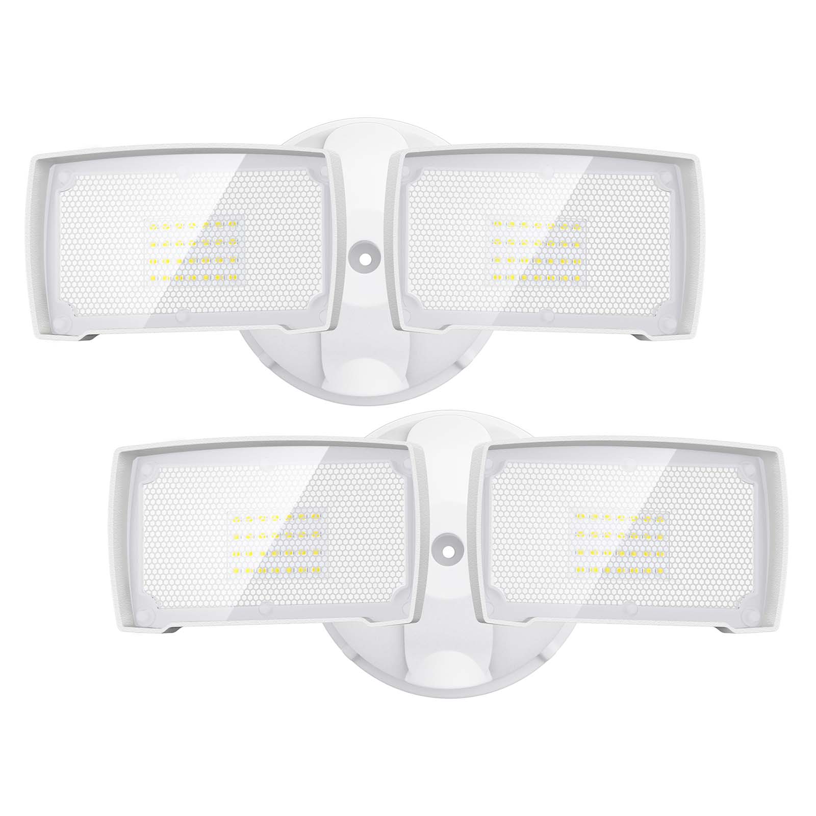 Switch Controlled Flood Light Outdoor 28W 3000LM -2 packs