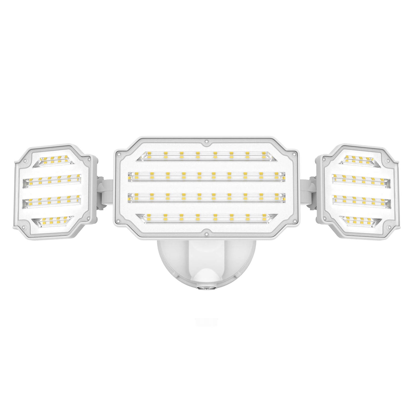 4500LM Dusk to Dawn LED Floodlight w/ Adjustable 3-Head 45W