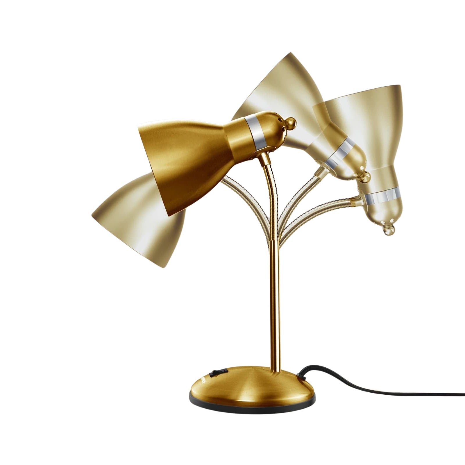 Lepower-tec gold adjustable metal desk task lamp 