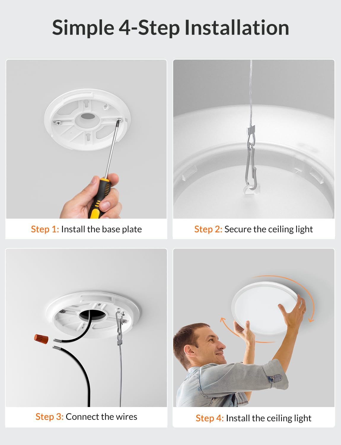 Lepower-tec UltraGlow RGB Ceiling Light