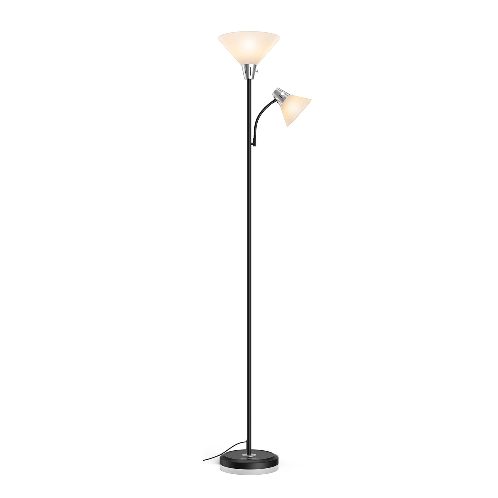 Lepower-tec Sky Dome Tree Torchiere Floor Lamp with Reading Lamps