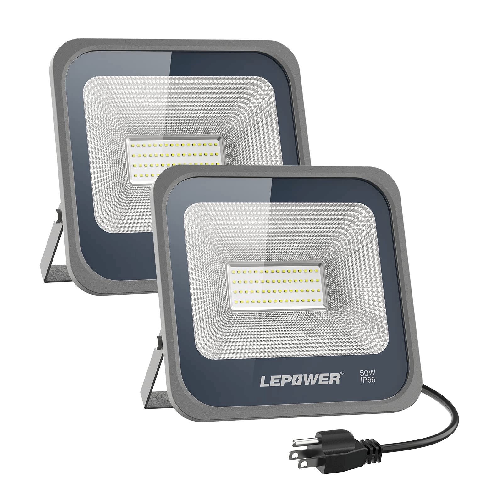 50W Flood Light 5000LM - 2 Pack