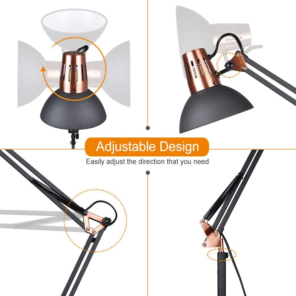 Flexible Architect Floor Lamp Metal Directional Standing Lamp