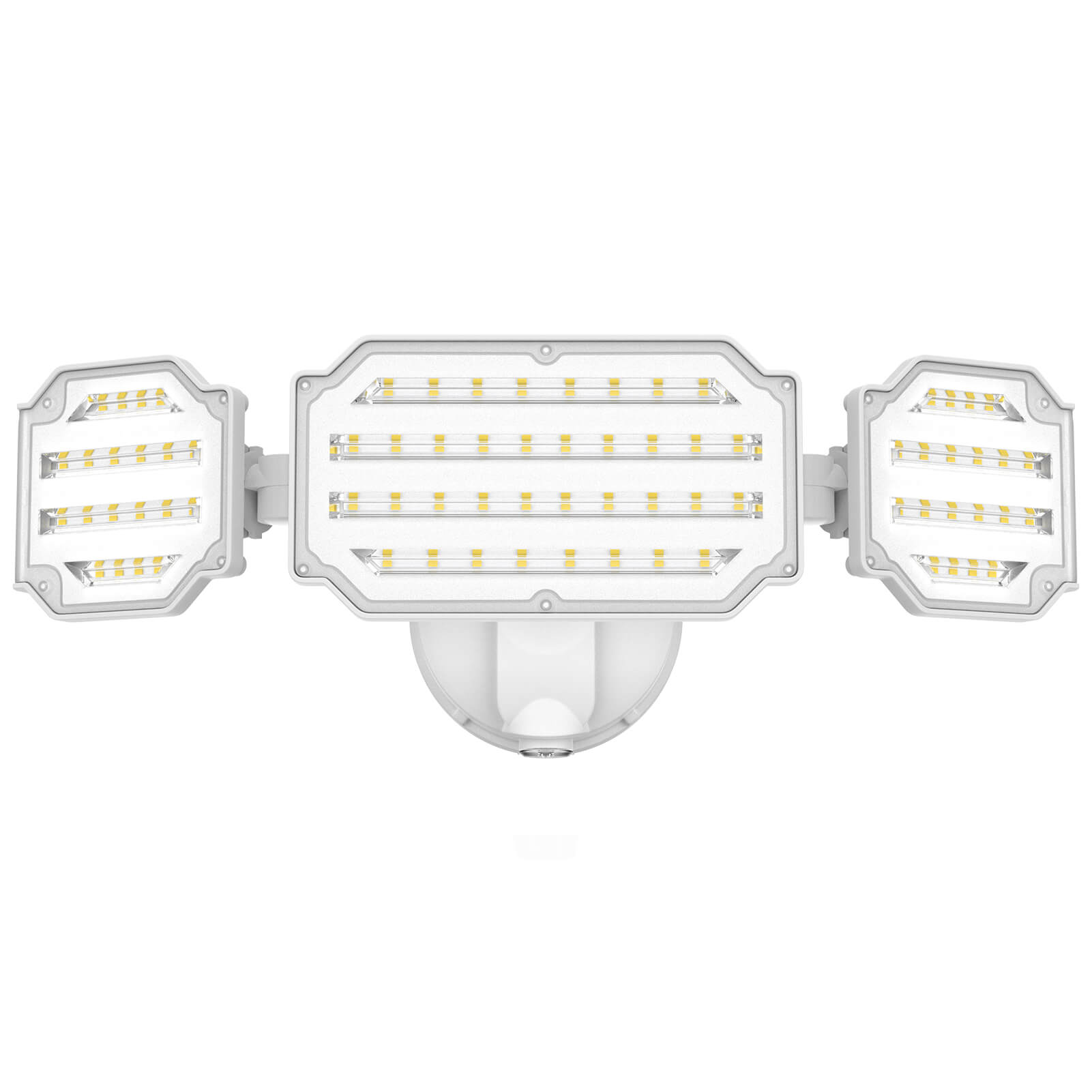 4500LM Dusk to Dawn LED Floodlight w/ Adjustable 3-Head 45W