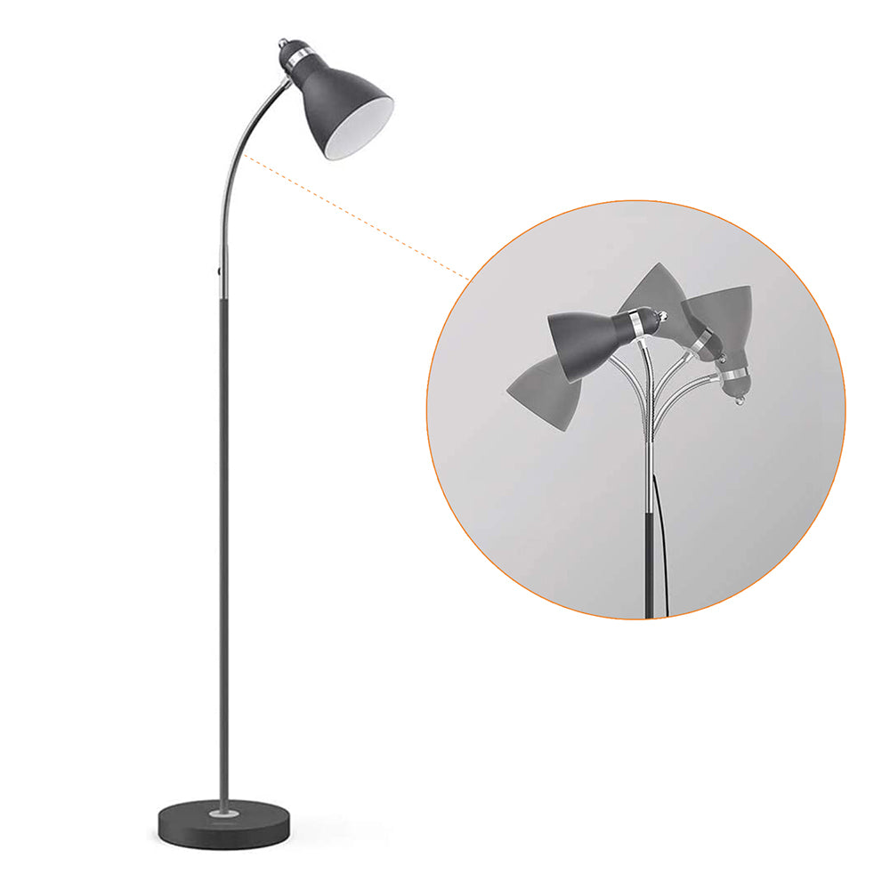 Gooseneck Tall Floor Lamp Directional Lighting for Planting Working Gaming