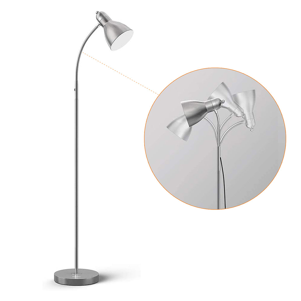 Gooseneck Tall Floor Lamp Directional Lighting for Planting Working Gaming