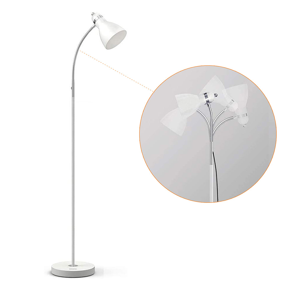 Gooseneck Tall Floor Lamp Directional Lighting for Planting Working Gaming