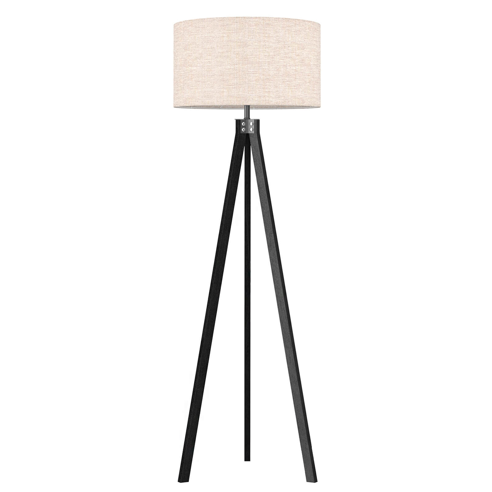 Wooden Tripod Floor Lamp with 3 Leg