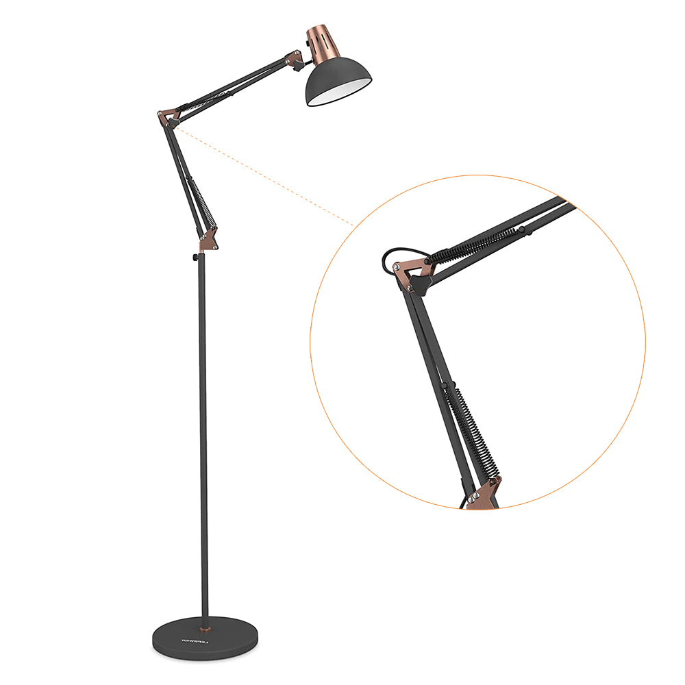 Lepower-tec Flexible Architect Floor Lamp Metal Directional Standing Lamp