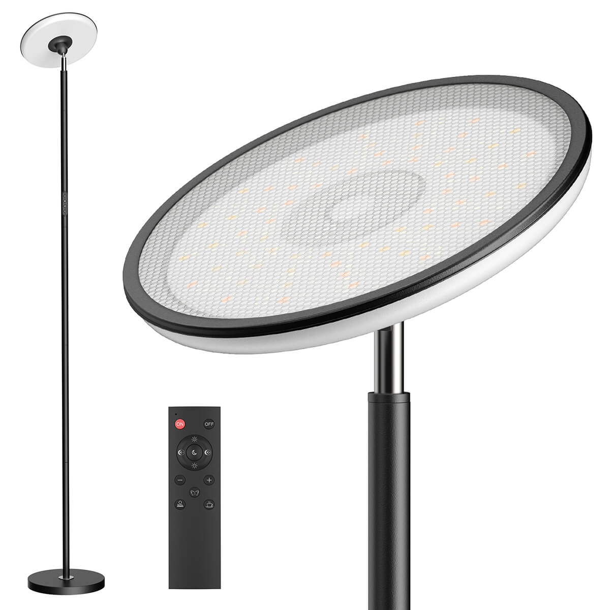 Lepower LED torchiere floor lamp 38W & 3800LM